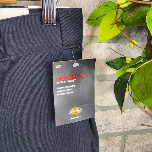DICKIES 874 Original Fit Work Pants High Rise Size 6 Long - Picture 8 of 9